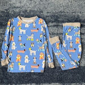 Little Sleepies Dog Print Pajamas Size 5/6